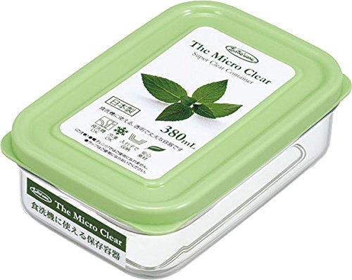 Amazon.co.jp: 岩崎工業 食品保存容器 グリーン 380ml (SS) マイクロ